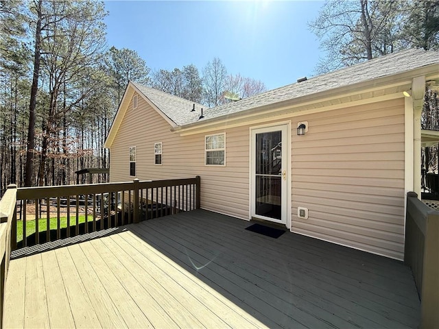 view of deck