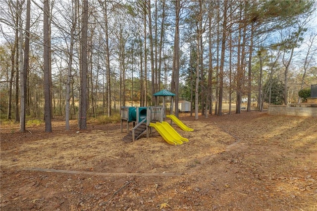 view of communal playground