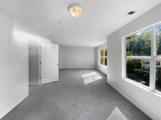 empty room with carpet floors and plenty of natural light