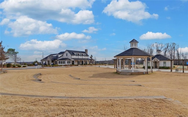 view of home's community featuring a gazebo