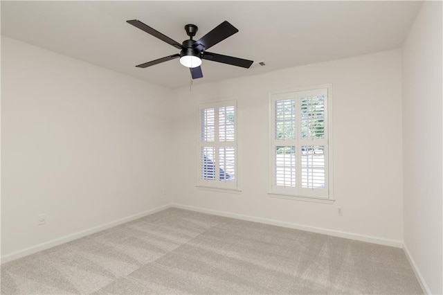 3795 Newport Bay Dr, Alpharetta, GA 30005 - spare room with light carpet and a ceiling fan