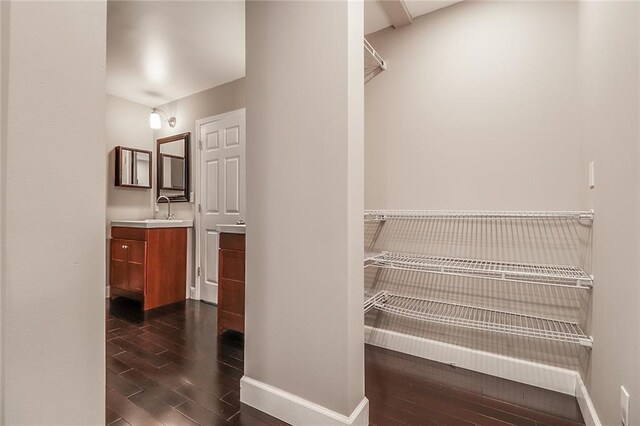 pantry with sink