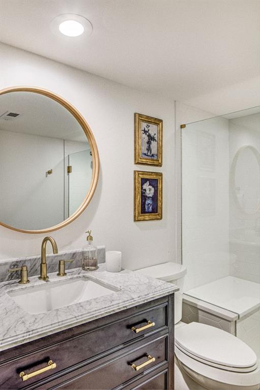 1343 Peachtree Battle Ave NW, Atlanta, GA 30327 - full bath featuring toilet, vanity, and a shower