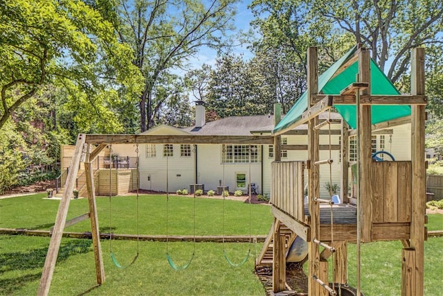 1343 Peachtree Battle Ave NW, Atlanta, GA 30327 - view of playground with a yard