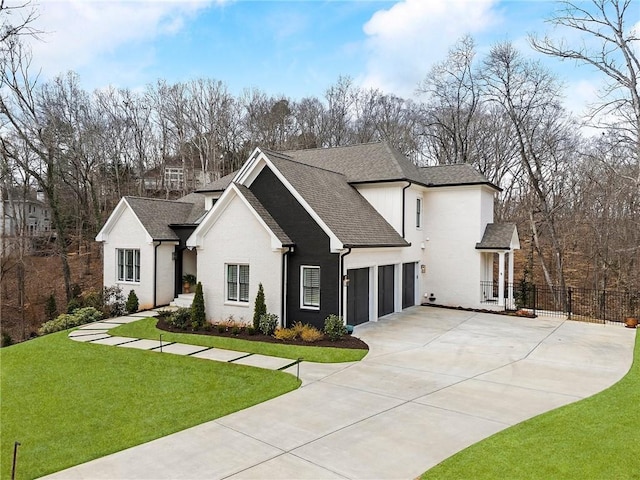 120 Nezhat Pl, Atlanta, GA 30350 - view of front facade featuring concrete driveway, a garage, and a shingled roof