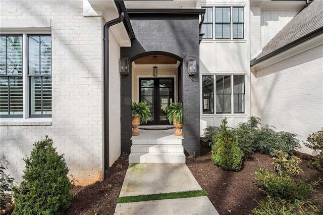 120 Nezhat Pl, Atlanta, GA 30350 - property entrance with french doors and brick siding