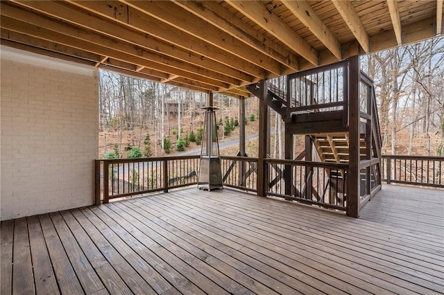 120 Nezhat Pl, Atlanta, GA 30350 - wooden deck with stairs