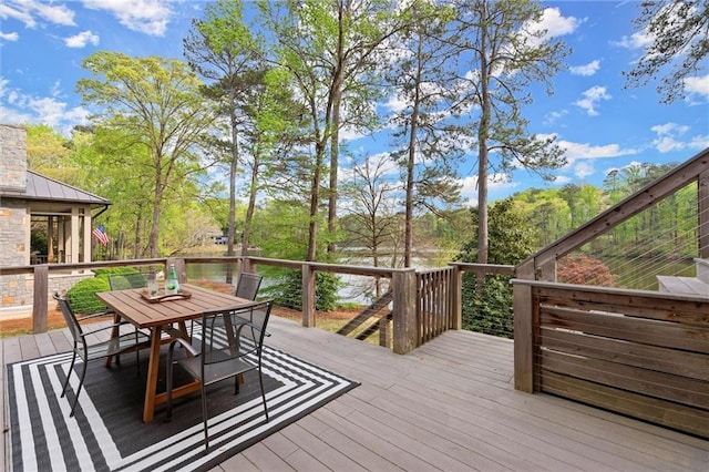 1141 Ragley Hall Rd NE, Brookhaven, GA 30319 - wooden terrace featuring outdoor dining space