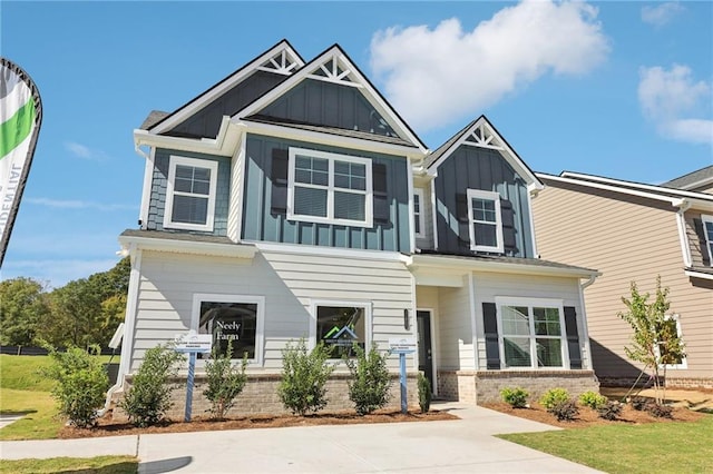 11113 Suria Dr, Covington, GA 30014 - craftsman-style home featuring board and batten siding and brick siding