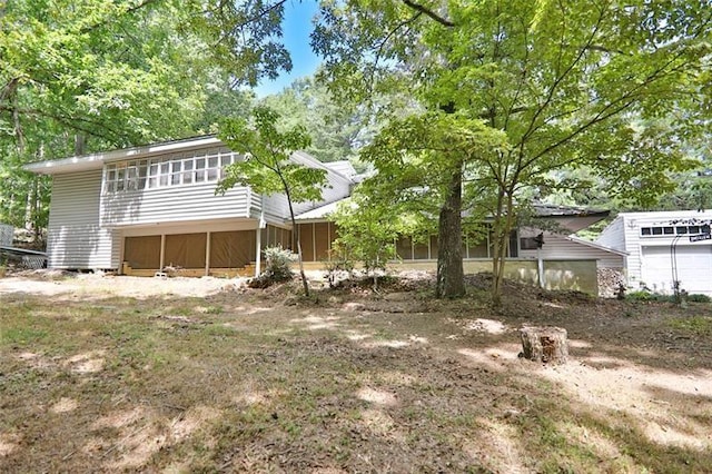 view of back of property