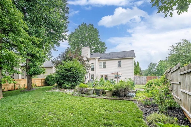 10865 Glenhurst Pass, Duluth, GA 30097 - back of property featuring a chimney and a fenced backyard