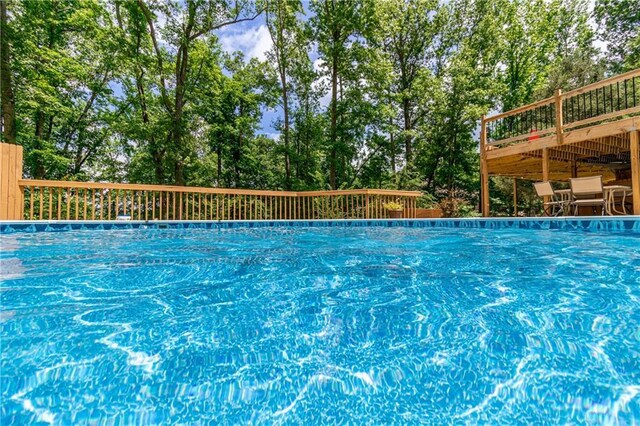 21 Basin Ct, Jasper, GA 30143 - view of pool with a deck