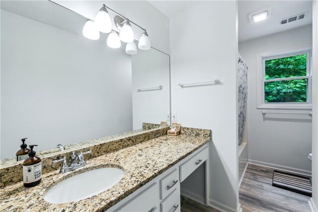 21 Basin Ct, Jasper, GA 30143 - bathroom featuring vanity and wood finished floors