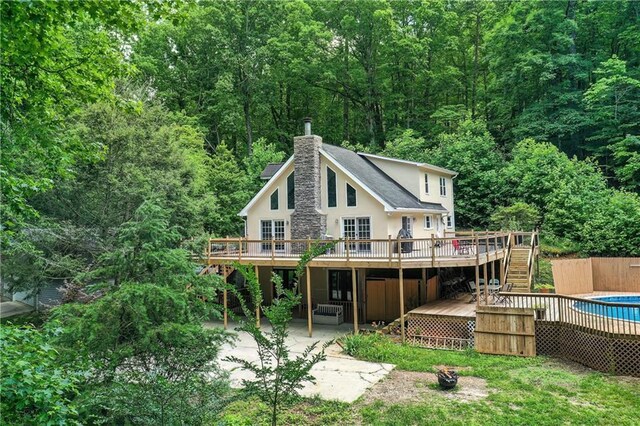 21 Basin Ct, Jasper, GA 30143 - dock area featuring a water view and a yard