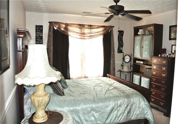 3824 Smith Creek Ct, Buford, GA 30519 - carpeted bedroom with a ceiling fan