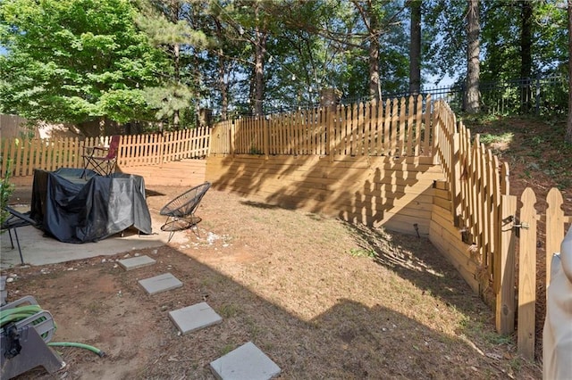 2040 Harvest Ridge Cir, Buford, GA 30519 - fenced yard with a deck