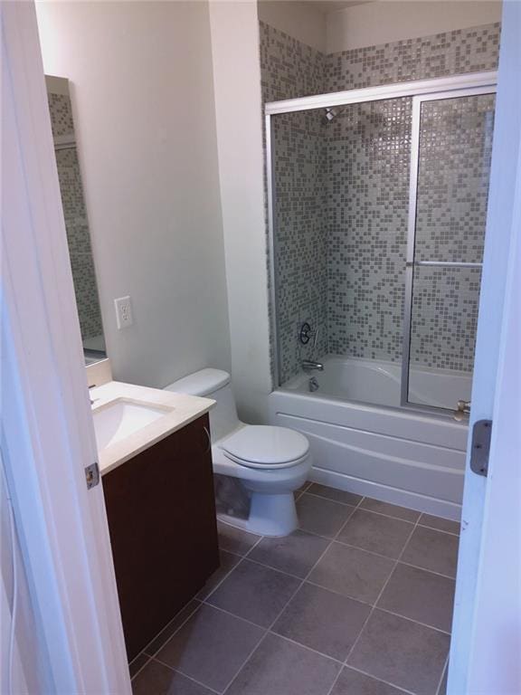 3655 Peachtree Rd Unit 203, Atlanta, GA 30319 - bathroom featuring vanity, tile patterned floors, and enclosed tub / shower combo