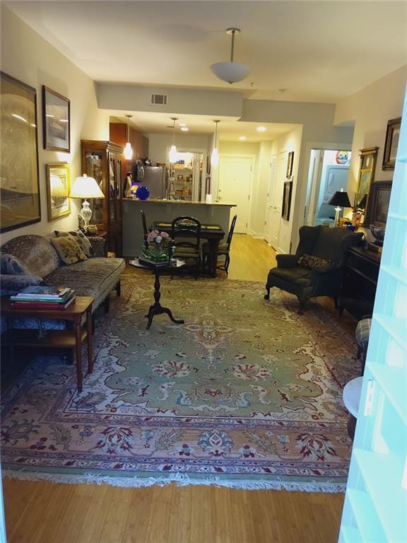 3655 Peachtree Rd Unit 203, Atlanta, GA 30319 - living area with wood finished floors