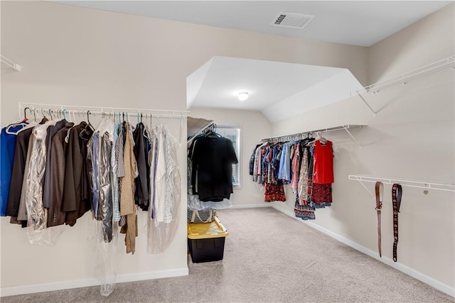 3950 Grandview Manor Dr, Cumming, GA 30028 - walk in closet featuring carpet flooring and visible vents