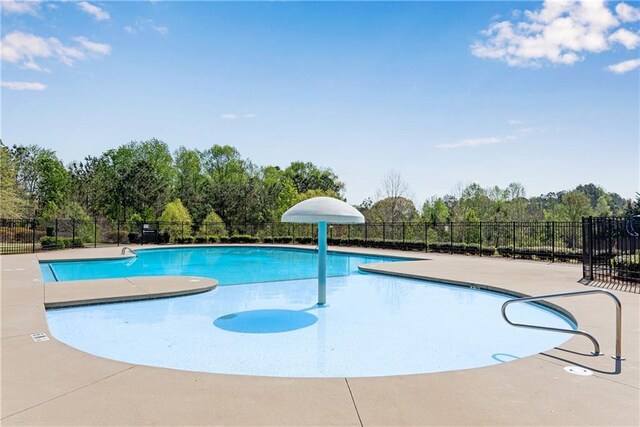 3950 Grandview Manor Dr, Cumming, GA 30028 - pool featuring fence and a patio