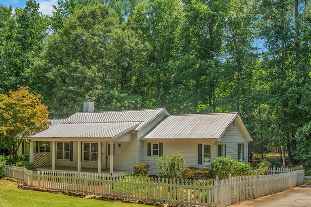 view of ranch-style home