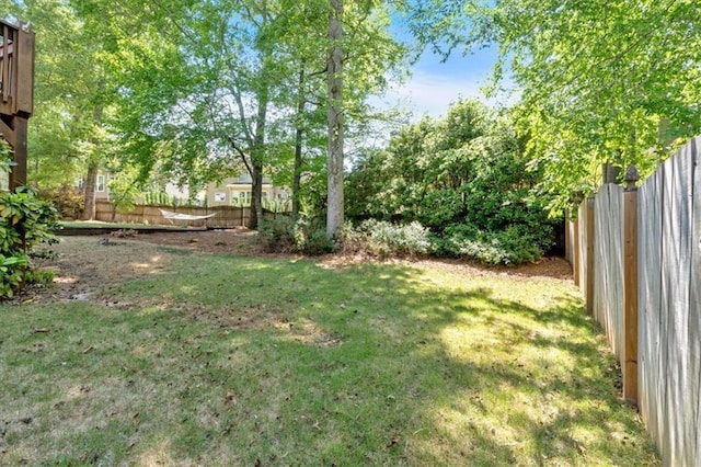 3921 Upland Way, Marietta, GA 30066 - view of yard with fence private yard