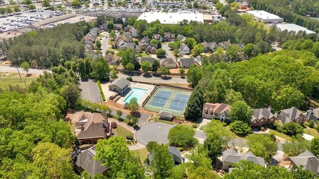 3921 Upland Way, Marietta, GA 30066 - bird's eye view with a residential view