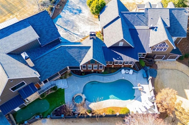 202 Hickory Chase, Carrollton, GA 30117 - aerial view of a pool area