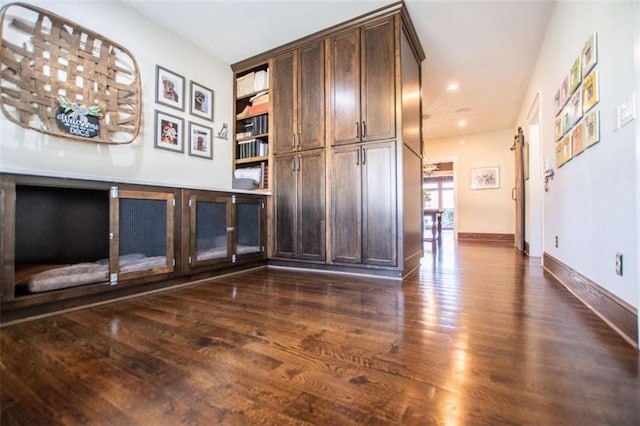 202 Hickory Chase, Carrollton, GA 30117 - empty room featuring dark wood-type flooring, baseboards, and recessed lighting