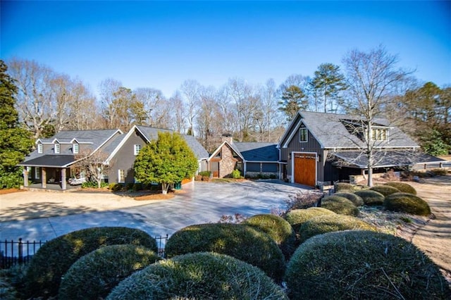 202 Hickory Chase, Carrollton, GA 30117 - view of yard with driveway, a garage, and fence
