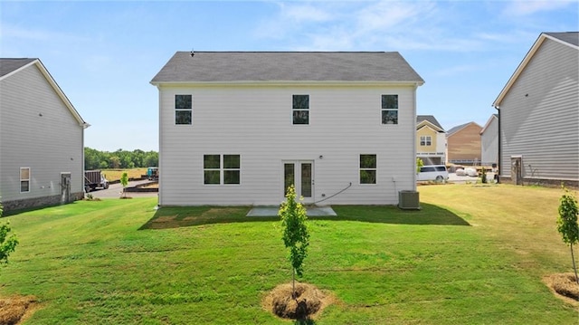 613 Lobelia Way, Locust Grove, GA 30248 - rear view of property featuring french doors