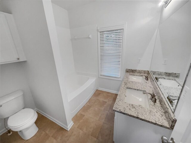 2231 Mill Garden Pl, Buford, GA 30519 - unfurnished bedroom with dark colored carpet, ceiling fan, and multiple windows