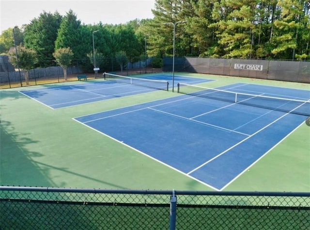 view of sport court