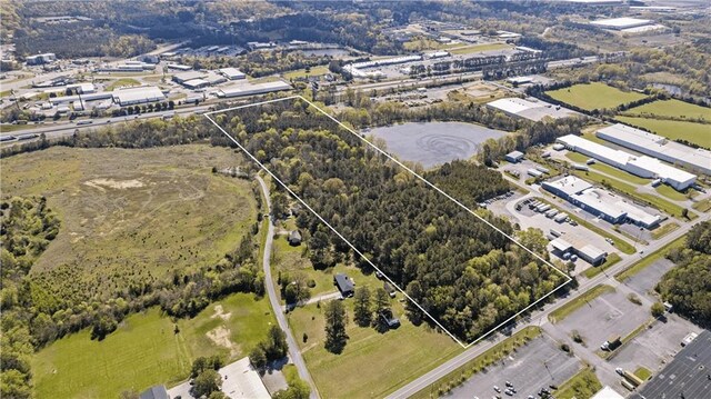 220 Porch Loop SE, Calhoun, GA 30701 - view of property location featuring an industrial area and property boundaries highlighted