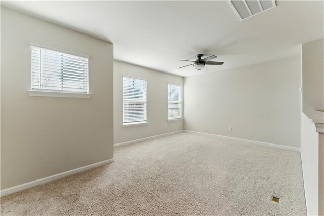 20 Running Ter NW, Cartersville, GA 30121 - carpeted spare room with a ceiling fan, baseboards, and visible vents