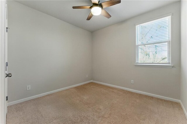 20 Running Ter NW, Cartersville, GA 30121 - spare room with a ceiling fan, baseboards, and light colored carpet