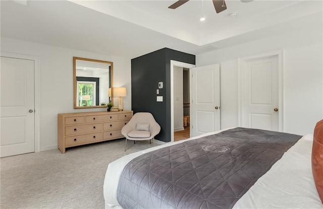 1088 Battery Park Rd, Decatur, GA 30033 - carpeted bedroom with a ceiling fan and baseboards
