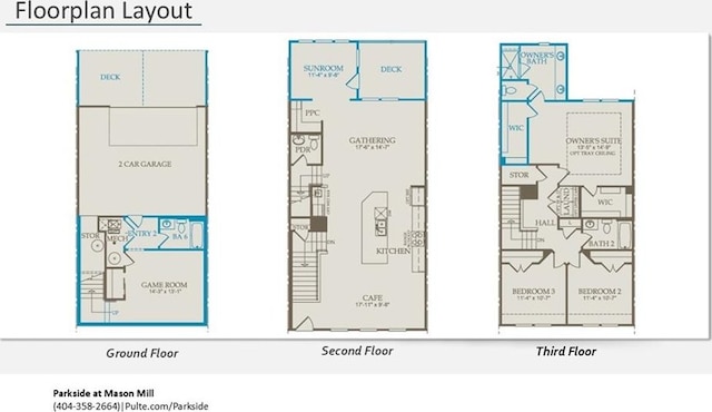 1088 Battery Park Rd, Decatur, GA 30033 - home floor plan