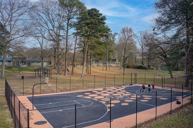 1240 Oakland Ter SW Unit B, Atlanta, GA 30310 - view of basketball court with community basketball court and fence