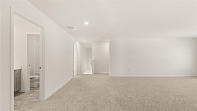 1141 Kingston Ave, Buckhead, GA 30625 - spare room with recessed lighting, light carpet, and baseboards