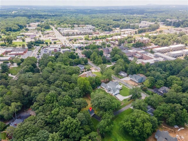 3620 W Lawrenceville St, Duluth, GA 30096 - aerial view of property's location with a heavily wooded area