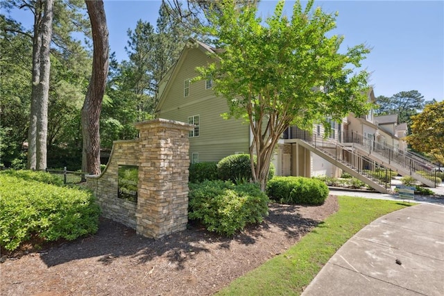 3150 Stonewyck Pl, Decatur, GA 30033 - view of side of property with stairway