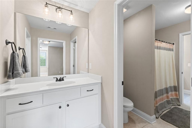 3875 Valley View Ct, Gainesville, GA 30501 - full bath featuring toilet, tile patterned flooring, and vanity