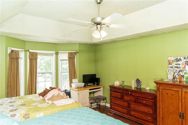68 Paradise Pointe, Douglasville, GA 30134 - bedroom featuring ceiling fan, baseboards, and a textured ceiling