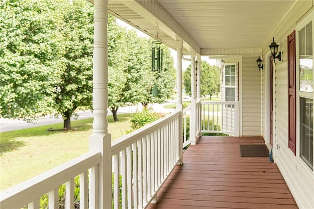 68 Paradise Pointe, Douglasville, GA 30134 - wooden deck featuring covered porch