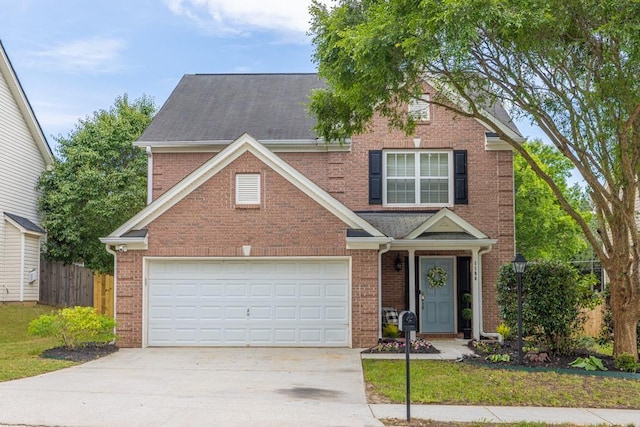 1186 Hawthorn Ln, Grayson, GA 30017 - traditional-style house with concrete driveway and brick siding
