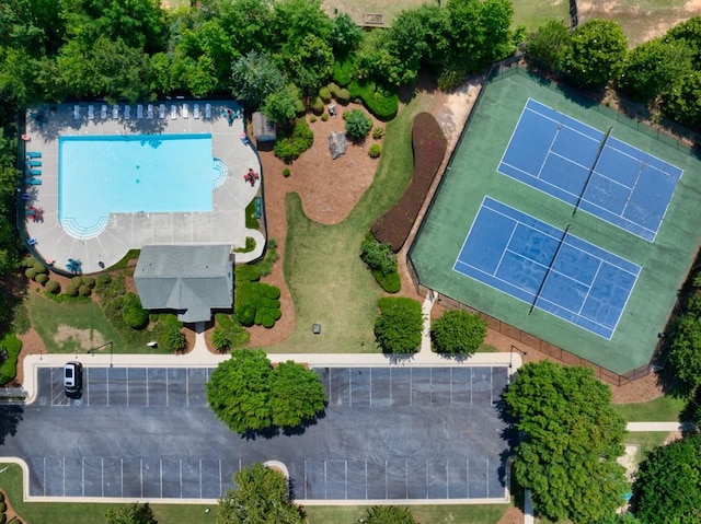 1186 Hawthorn Ln, Grayson, GA 30017 - drone / aerial view of a pool area