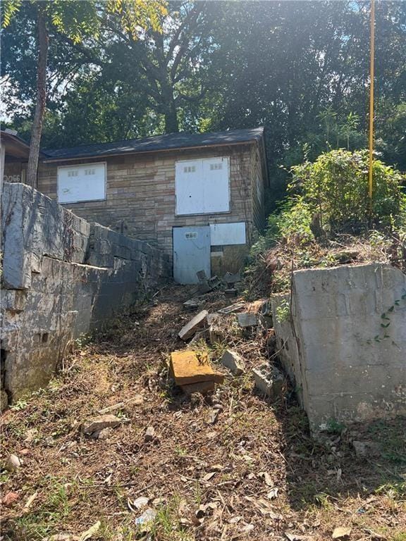 view of outdoor structure