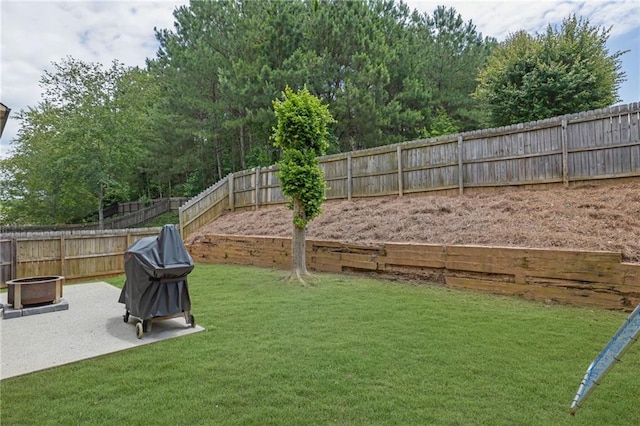 1267 Castleberry Dr, Buford, GA 30518 - view of yard featuring a patio area