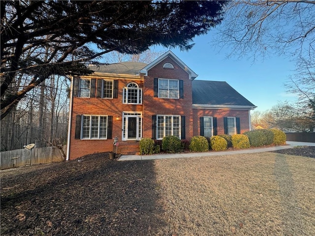 view of colonial-style house